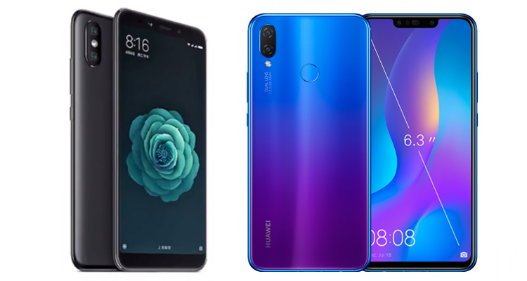 xiaomi mi a2 vs huawei nova 3i