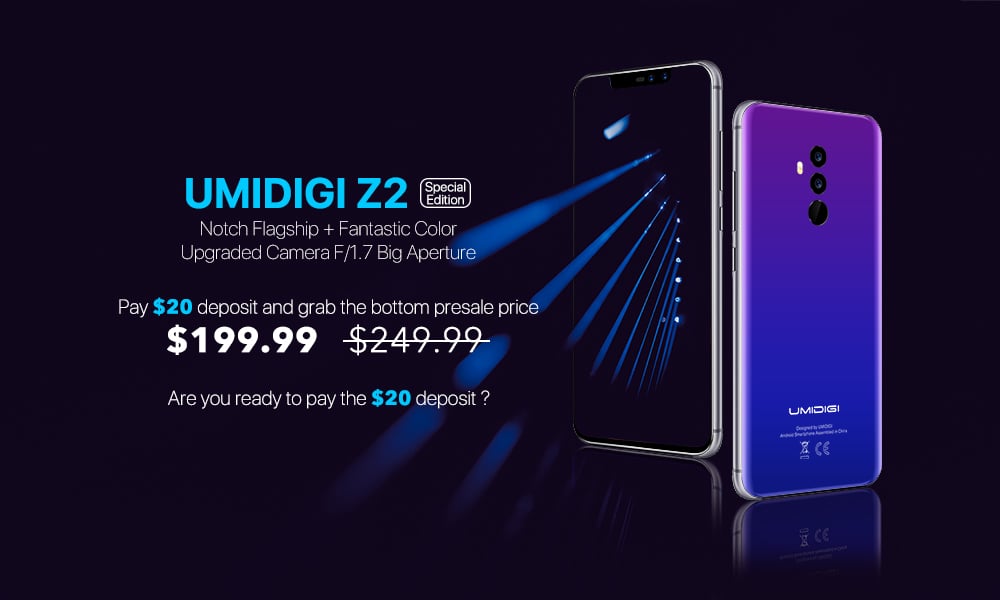 UMIDIGI Z2 Special Edition Presale Price