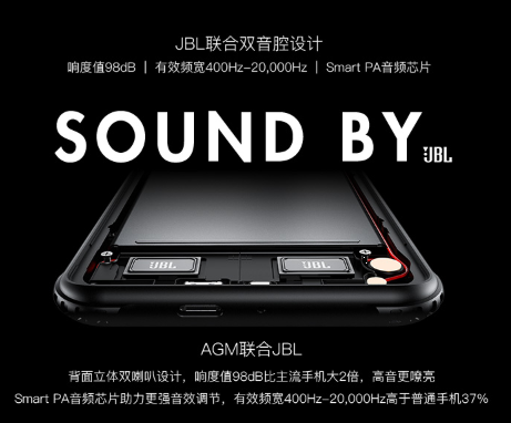 AGM X3 JBL Sound