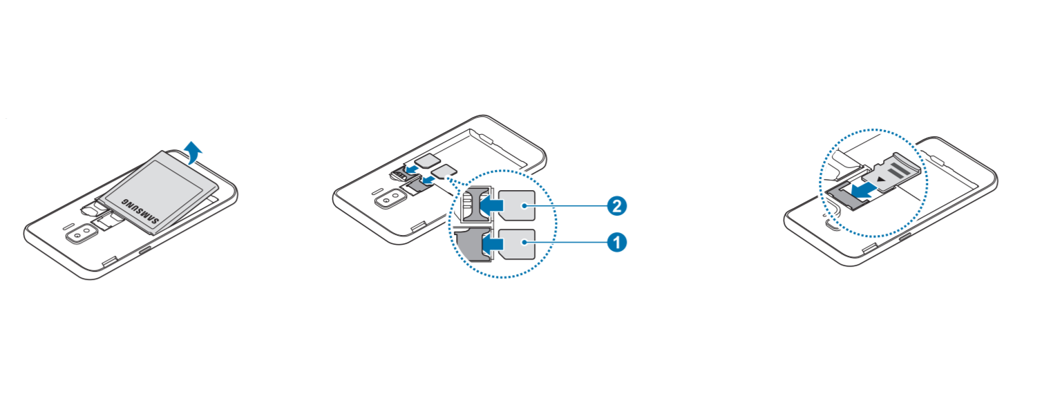 Galaxy J2 Core user manual diagrams