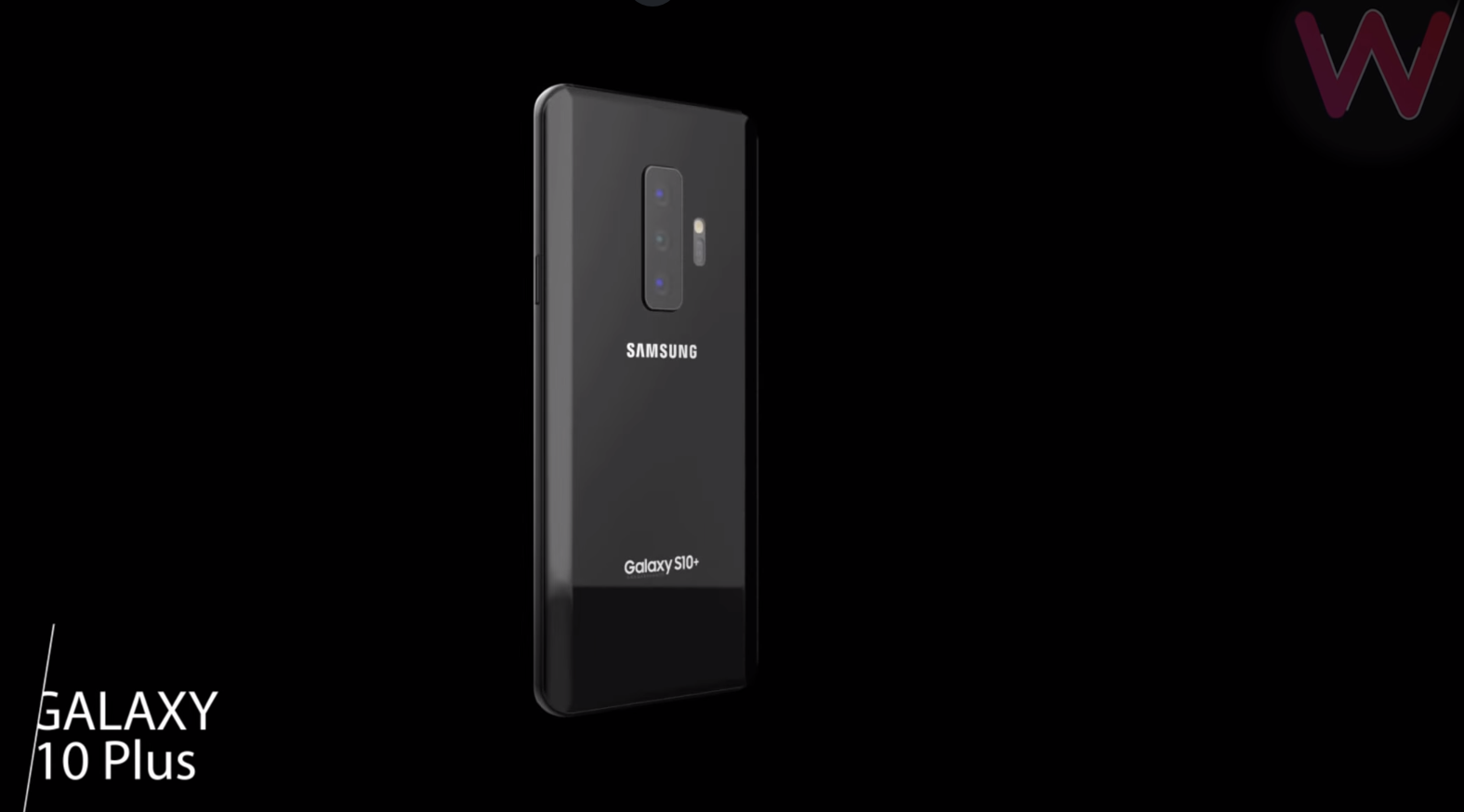 Galaxy S10+ render