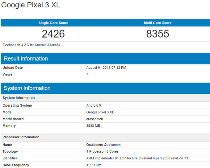 Google-Pixel-3-XL-benchmark