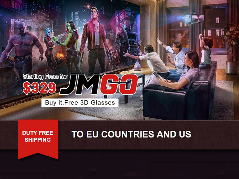 Avail Big Discounts On Select JMGO-Branded DLP Projectors On TomTop