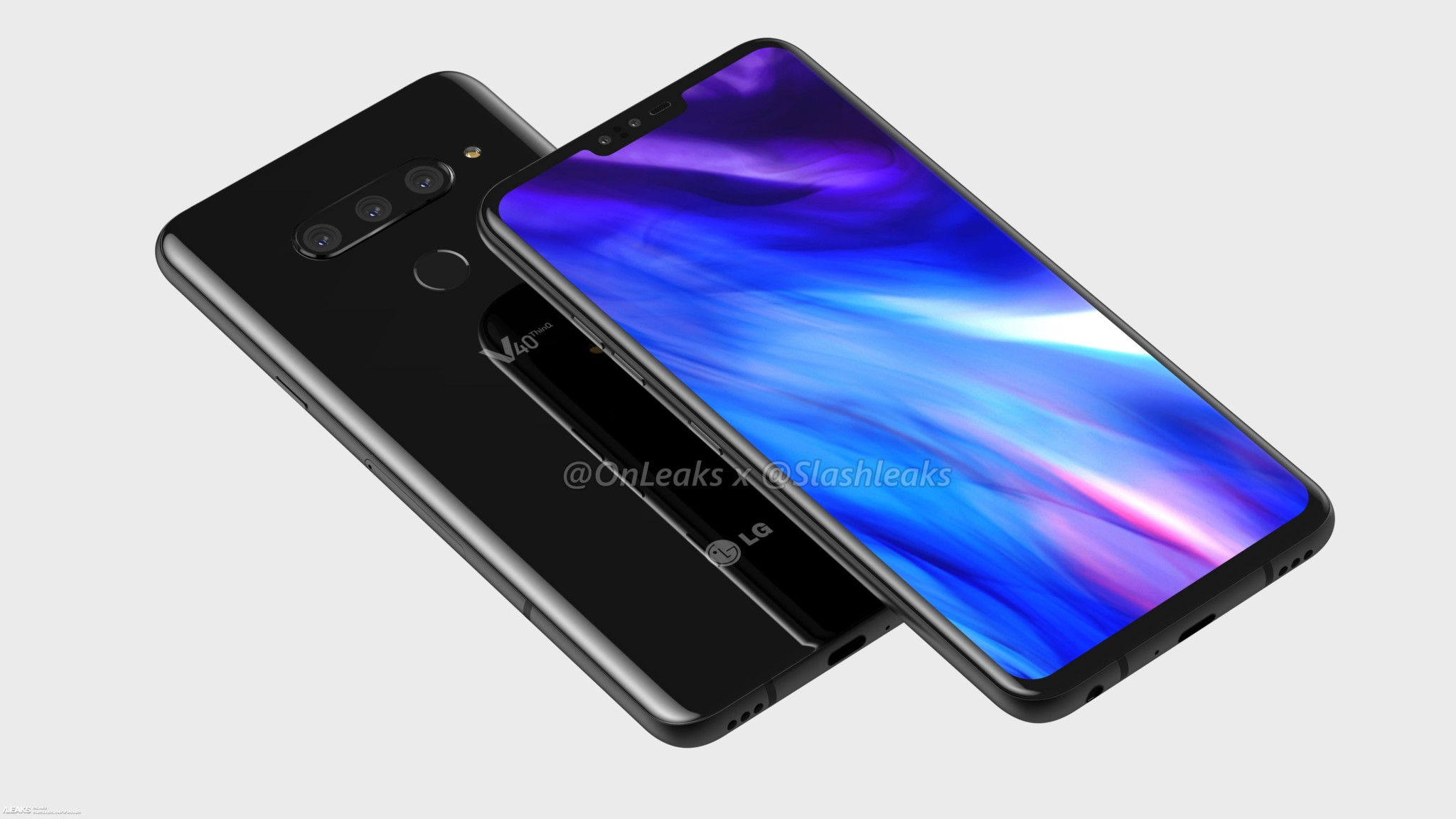 LG V40 CAD render