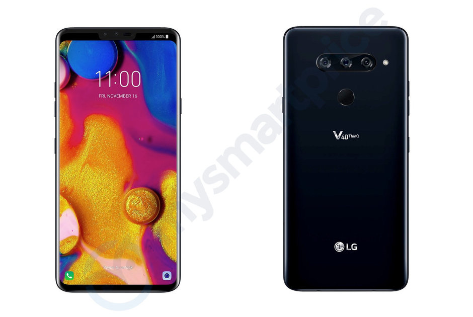 LG V40 ThinQ renders reveal its five-camera design; V45 to be first 5G