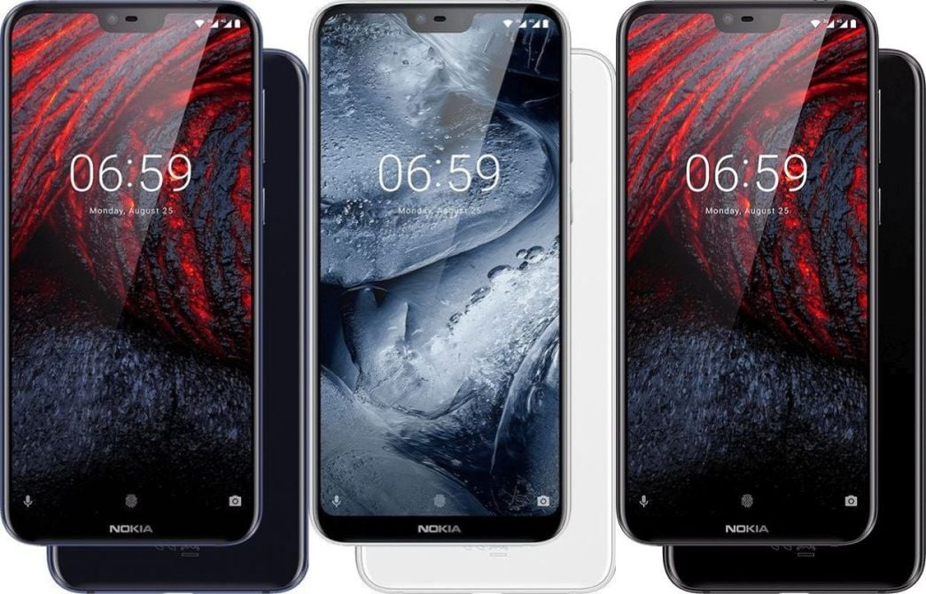 Nokia 6.1 Plus color variants