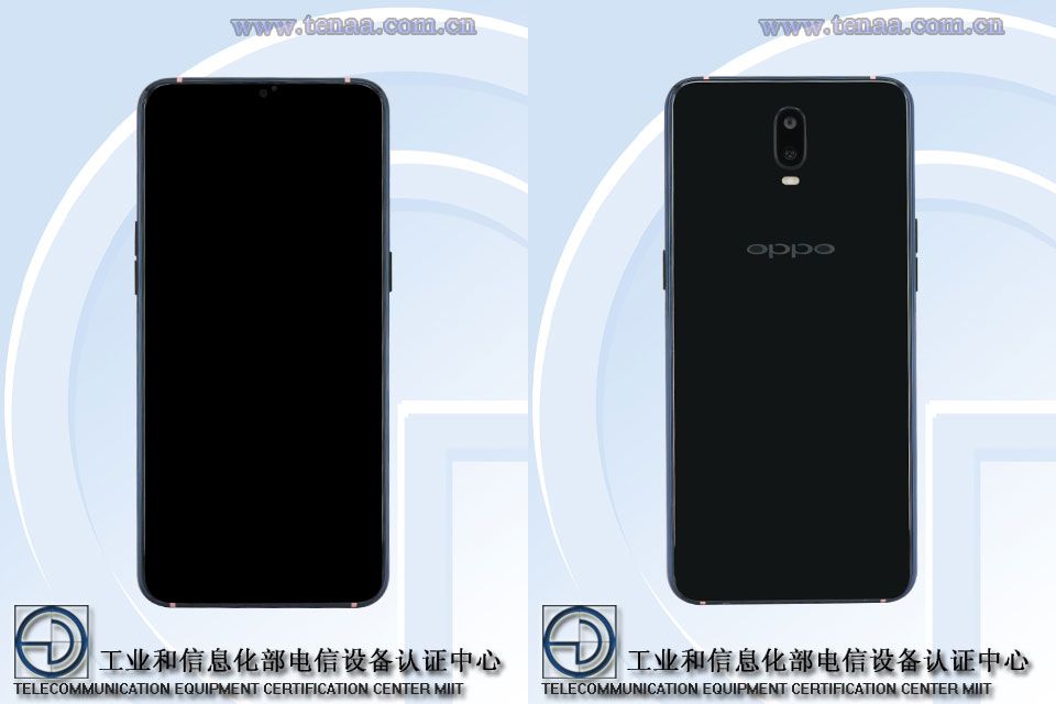OPPO R17 Front and Rear
