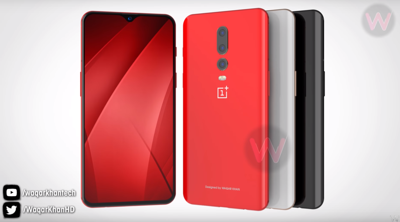 OnePlus 6T color variants and rear