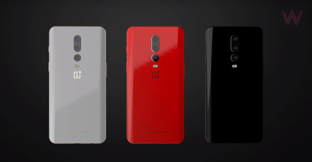OnePlus 6T color variants rear view