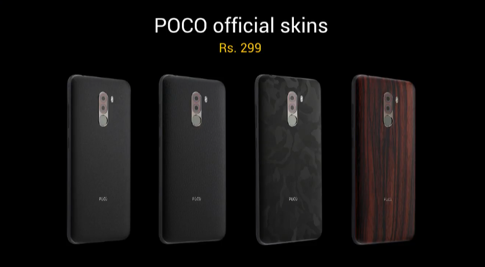 Poco official skins Rs. 299