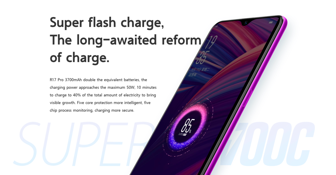Image result for oppo r17 pro charging