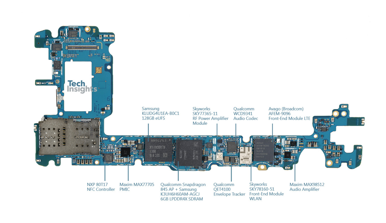 Samsung Galaxy Note 9 detailed teardown gives a glimpse of its internal ...