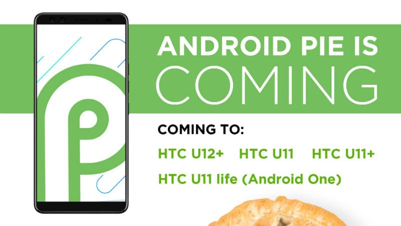 HTC Android 9.0 Pie update phones