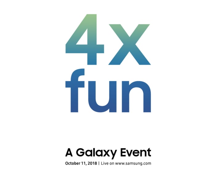 Samsung "4x Fun" A Galaxy Event Invite