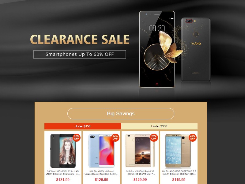 Get Up To A Whopping 60% Off On Top-Branded Smartphones On GeekBuying