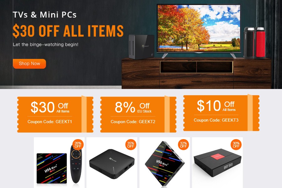 Buy High End Tvs And Mini Pcs At Dropped Price On Geekbuying