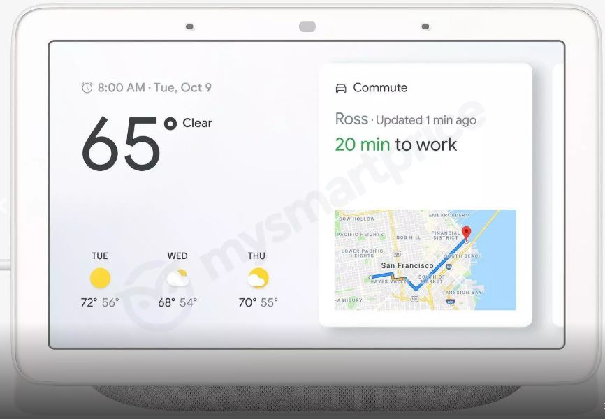 Google Home Hub front
