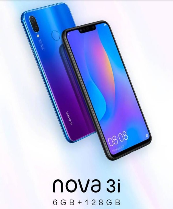 Huawei Nova 3i 6 GB RAM + 128 GB Storage