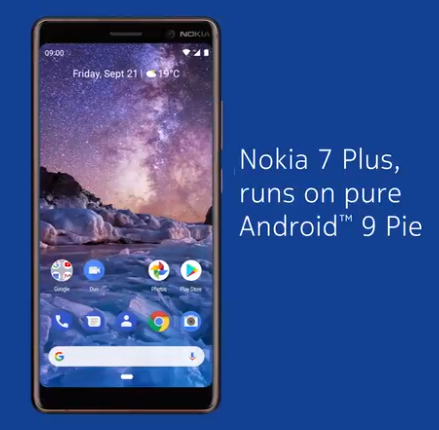 Nokia 7 Plus Android Pie