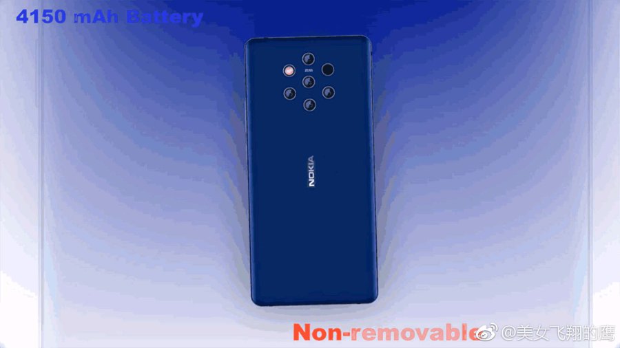 Nokia 9 leaks Nokia 9 with 4150 maH battery