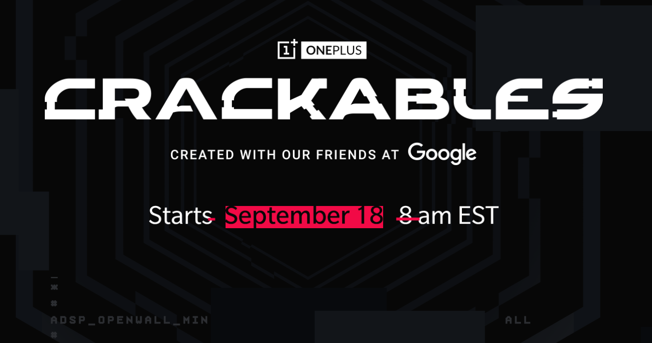 OnePlus Crackables