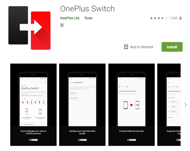 OnePlus switch app
