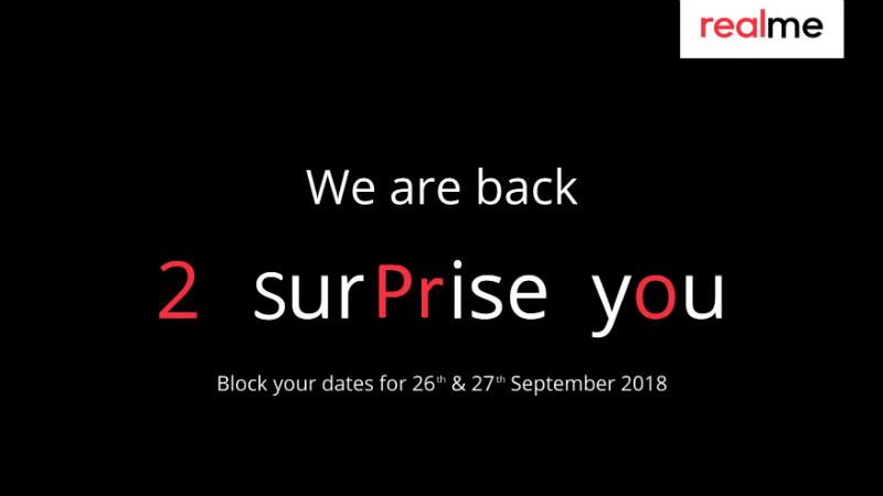 Realme 2 Pro Launch Event Invite