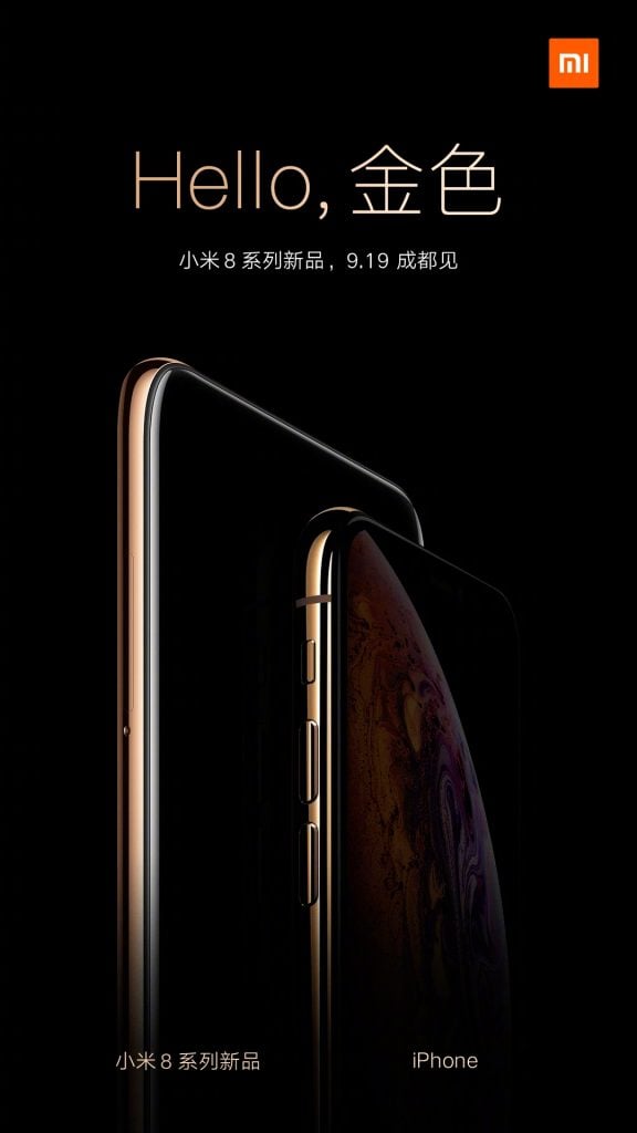 Xiaomi Mi 8 Screen Fingerprint Edition in Gold