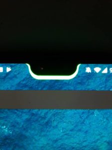 notch display battery status