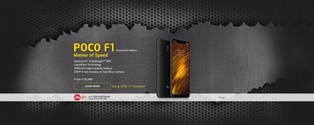  poco f1 flash sale