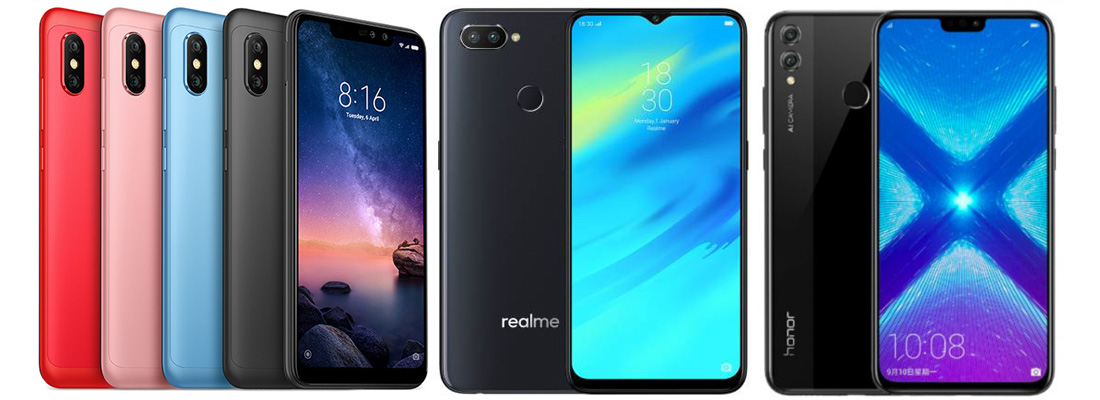 Xiaomi Redmi Note 6 Pro Vs Oppo Realme 2 Pro Vs Honor 8x Specs Comparison Gizmochina
