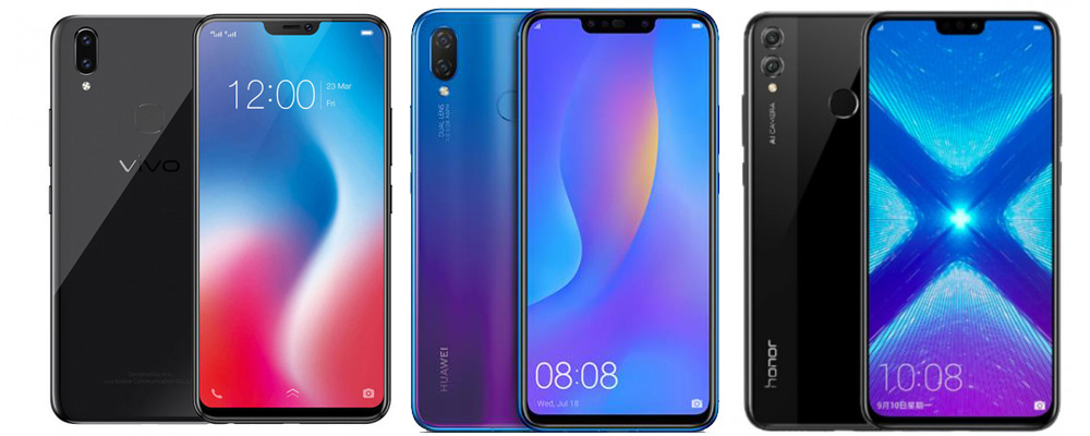 Huawei nova 3 vs honor 8x