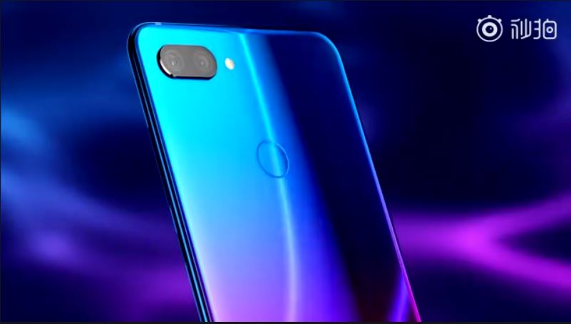 xiaomi mi 8 youth blue gradient color