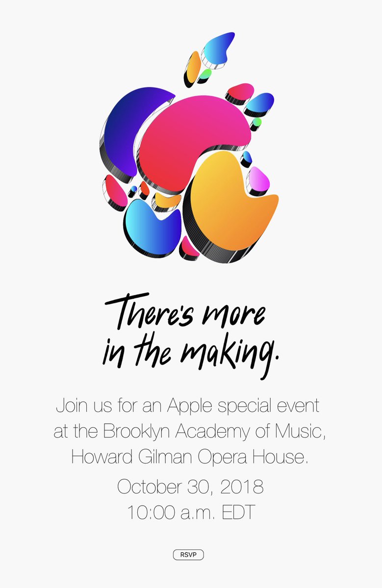Apple October 30 event