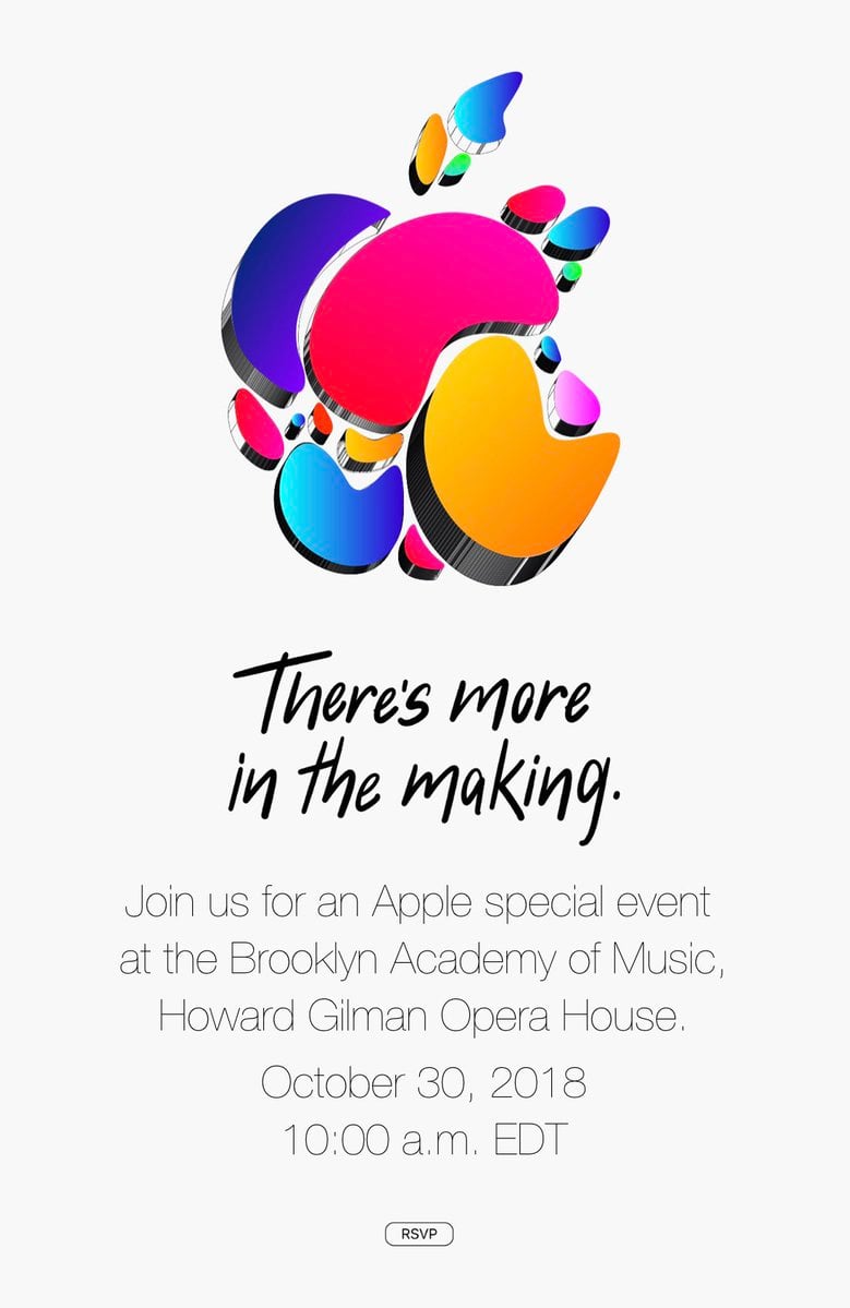 Apple October 30 event