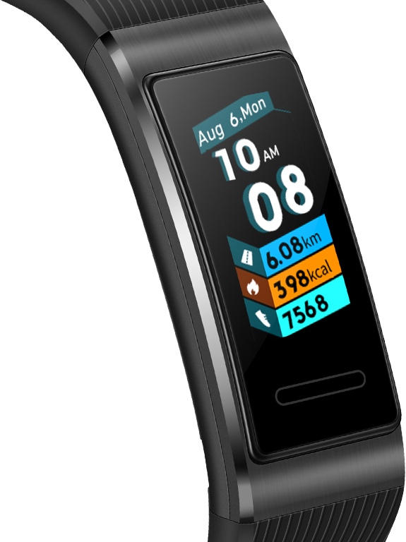 Huawei Band 3 Pro announced with color AMOLED display and 5ATM chassis ...