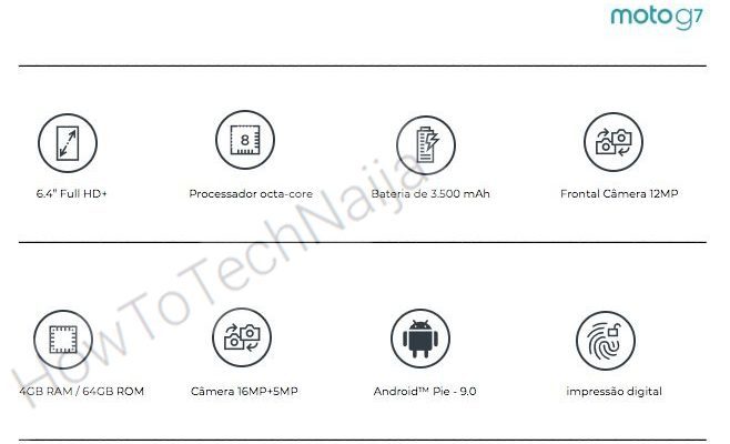 Moto G7 Specs