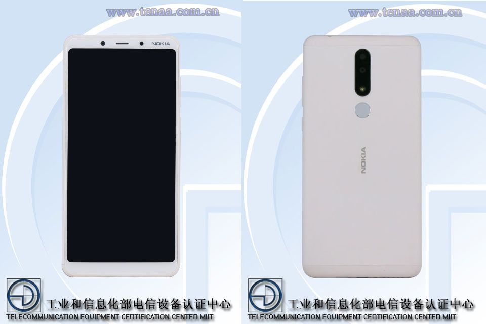 Nokia 3.1 Plus TENAA