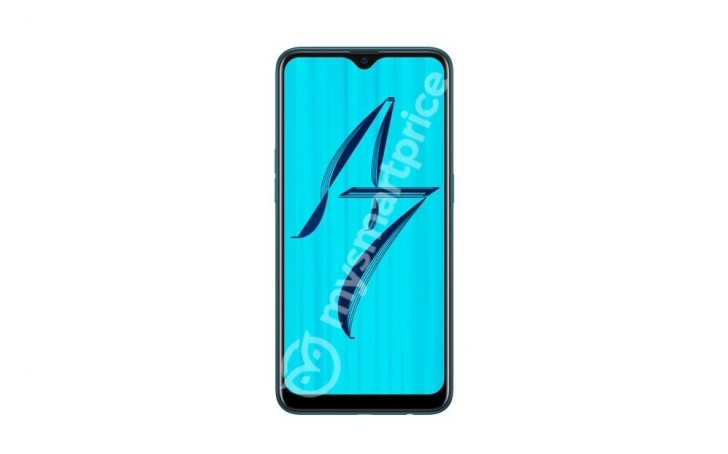 OPPO A7 Press REnder