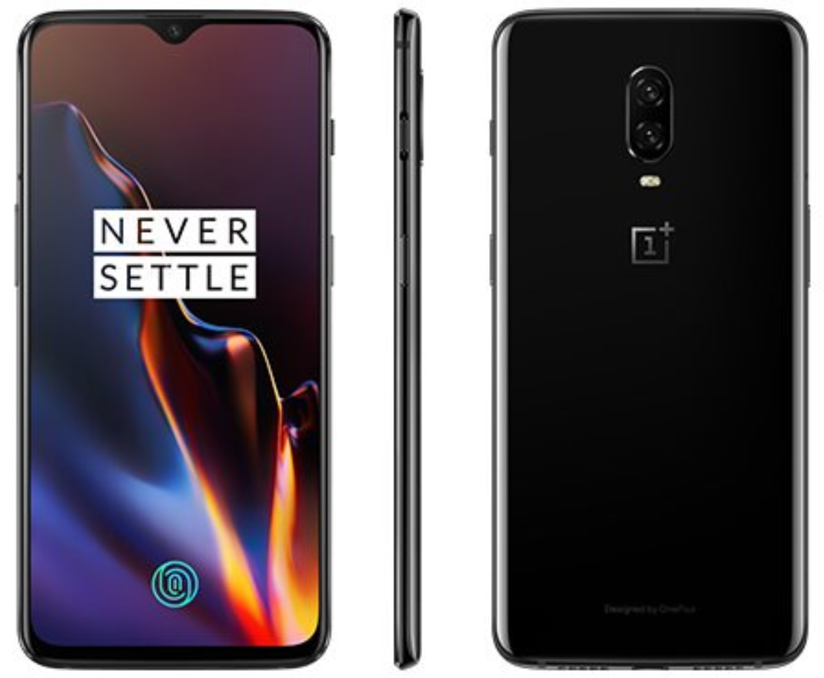 OnePlus 6T front render.