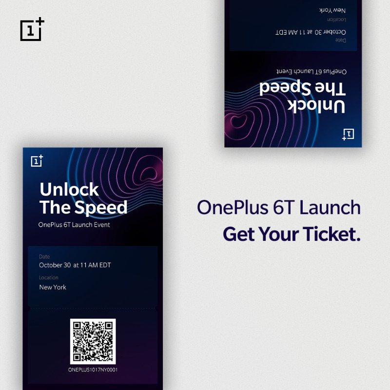 OnePlus 6T tickets