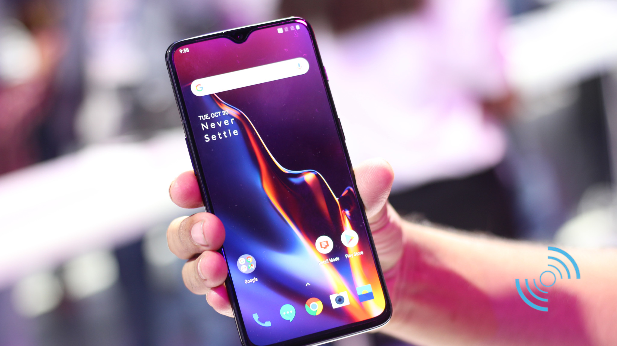 Oneplus 6T hands on 15 waterdrop notch