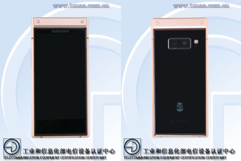 Samsung W2019 images appear on TENAA to reveal design - Gizmochina