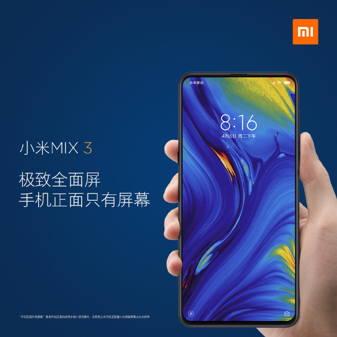 Xiaomi Mi MIX 3 Display