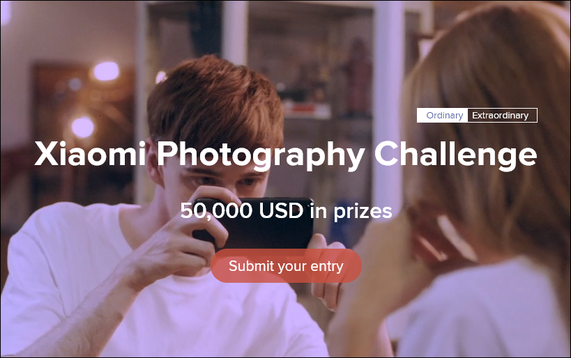 Xiaomi Photographic Challenge: Win $10,000 with your Mi phone camera now!