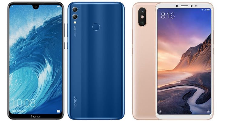 Huawei honor 8x max vs xiaomi mi max 3