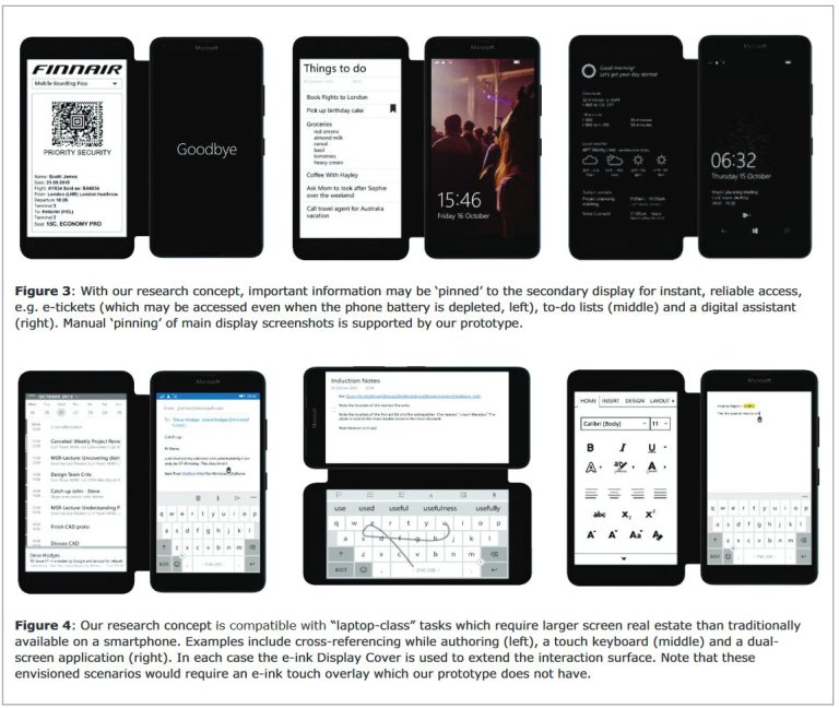 microsoft dual display smarthphone