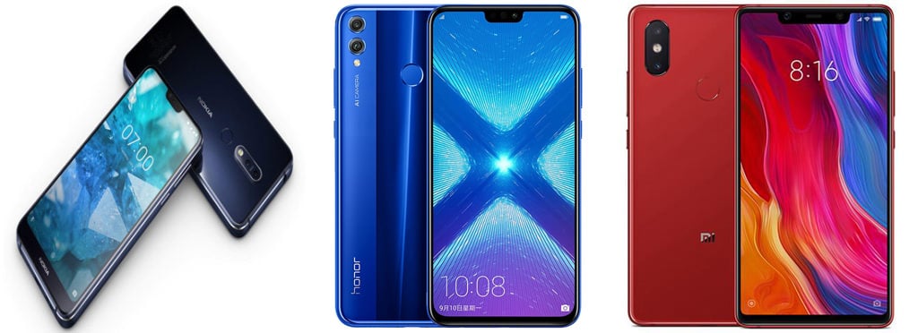 Nokia 7 plus vs xiaomi mi 8 se