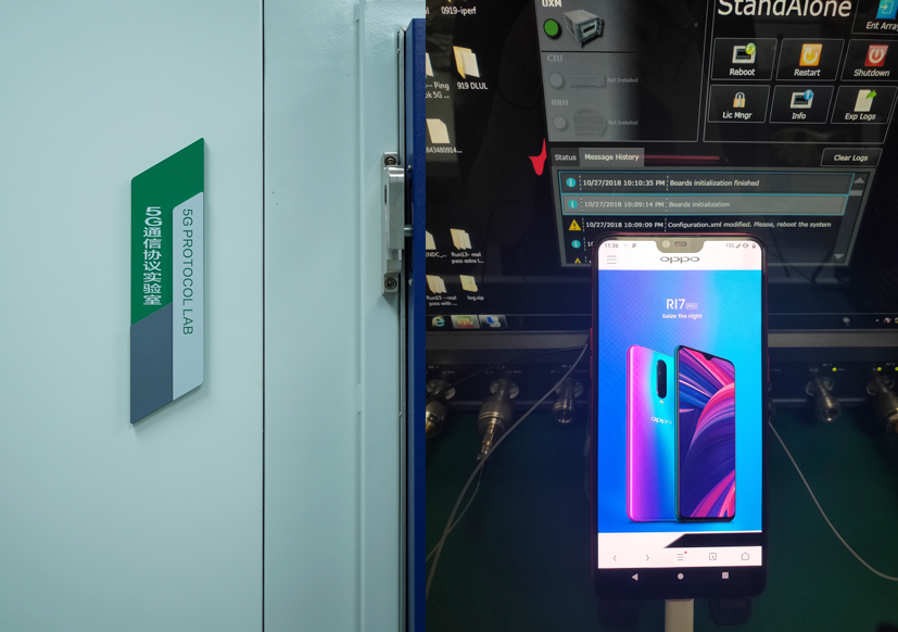 Uji 5G menggunakan Oppo R17