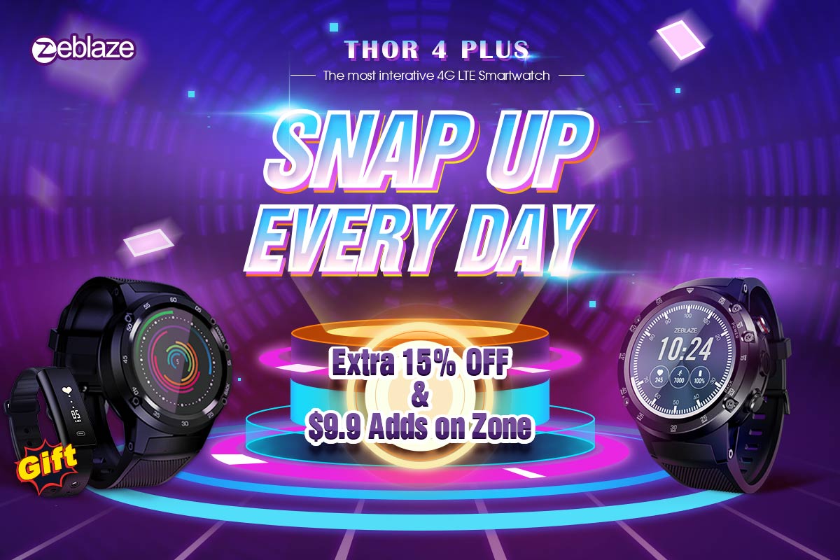 Buy Zeblaze THOR 4 Plus Smart Watch For Only 119.99 On Banggood